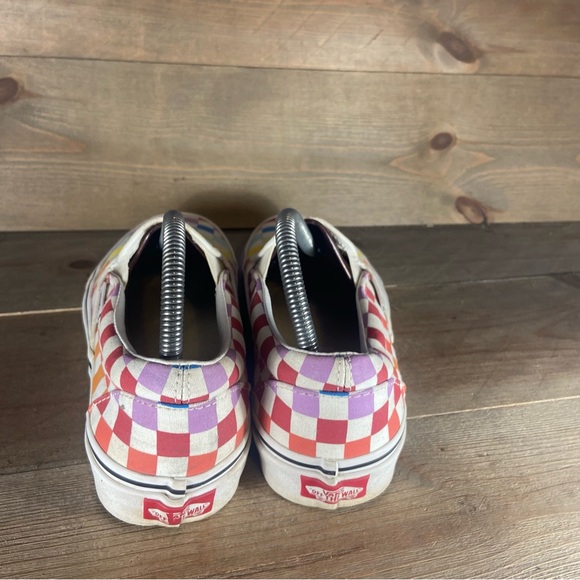 vans classic slip on womens size 8.5 shoes multicolor athletic skate sneaker - Picture 6 of 8